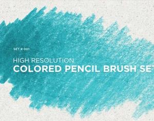 Colored Pencil Brushes Photoshop brush
