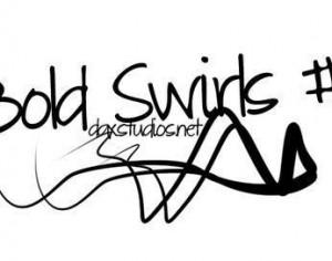Bold Swirls Brushes #1 | DaxStudios.net Photoshop brush