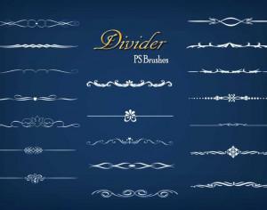 20 Divider Ps Brushes abr. vol.9 Photoshop brush