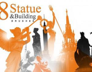 Statue Brushes Pack Photoshop brush