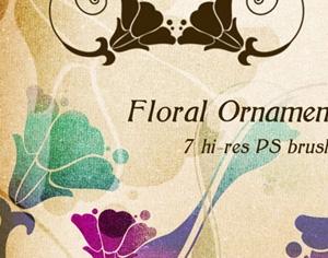 Floral Ornaments Photoshop brush