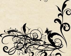 Decorative Photoshop brush