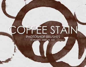 Free Coffee Stain Photoshop Brushes Photoshop brush