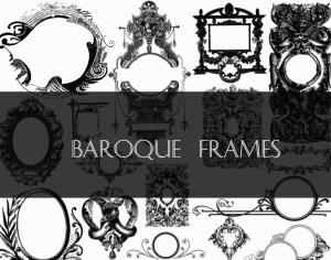 Baroque Frames Photoshop brush