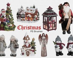 20 Christmas PS Brushes abr. Vol.5 Photoshop brush