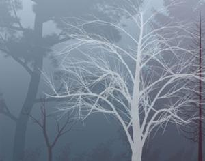 Fall and Winter Trees Photoshop brush