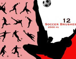 Set of Soccer/Football Brushes Photoshop brush