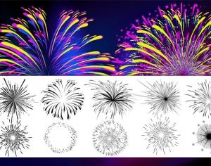 Firework Brushes Photoshop brush