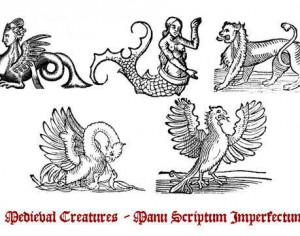 Medieval Creature Brushes Photoshop brush