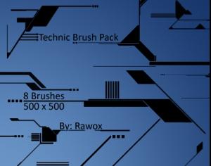 Tech Brush Pack Photoshop brush