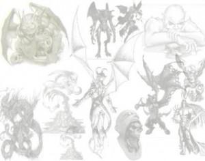 Pimbo's Demon Brushes Photoshop brush