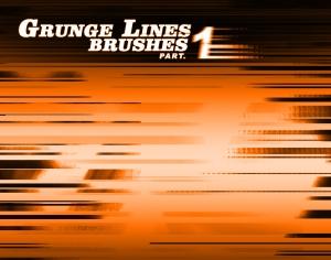 Grunge Lines Part 1 Photoshop brush