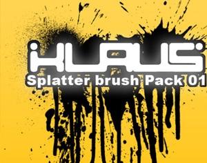 Splatter Brushes Photoshop brush