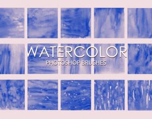 Free Watercolor Photoshop Brushes 2 Photoshop brush