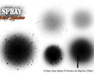  Paint Spray PS Brushes Vol.4 Photoshop brush