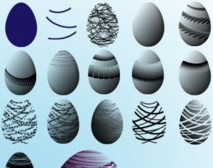 Easter Egg Brushes Photoshop brush