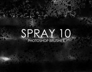 Free Spray Photoshop Brushes 10 Photoshop brush