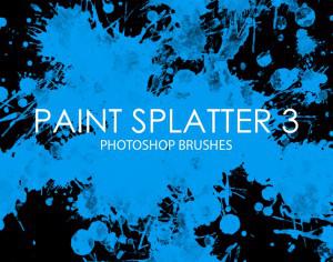 Free Paint Splatter Photoshop Brushes 3 Photoshop brush