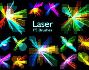 20 Laser PS Brushes abr. vol.12 Photoshop brush