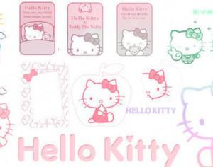 HELLO KITTY BRUSHES Photoshop brush