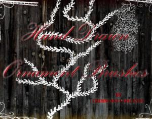 Hand-drawn Ornaments Brushes Photoshop brush