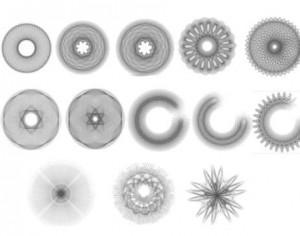 Spirograph Brushes Set 1 Photoshop brush