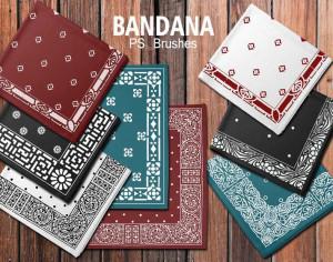 20 Bandana PS Brushes.abr vol.3 Photoshop brush