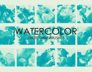 Free Watercolor Wash Photoshop Brushes Photoshop brush