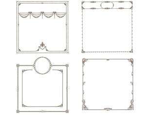 Classical Frames Photoshop brush
