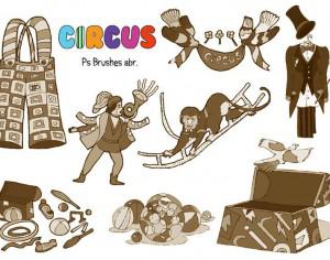20 Circus Ps Brushes abr.vol.11 Photoshop brush