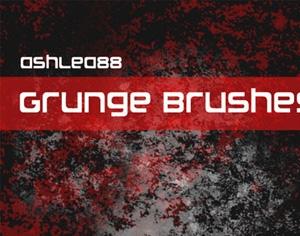5 Grunge Brushes Photoshop brush