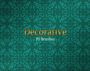 20 Decorative Tile PS Brushes abr. Vol.1 Photoshop brush