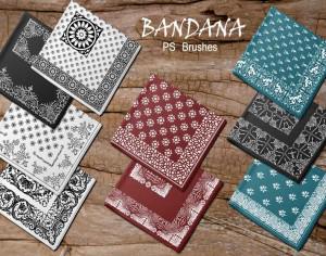 20 Bandana PS Brushes.abr vol.2 Photoshop brush