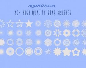 40+ stars photoshop brushes Photoshop brush