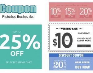 20 Coupon PS Brushes abr.vol.4 Photoshop brush