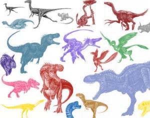 Mix Dinosaur Brushes Photoshop brush