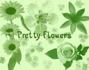 Pretty Flowers Photoshop brush