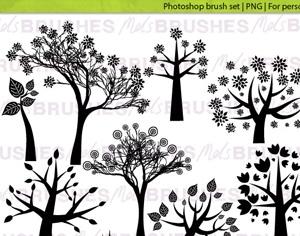 Woodland Photoshop Brushes Photoshop brush