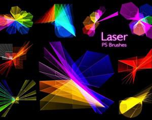 20 Laser PS Brushes abr. vol.9 Photoshop brush