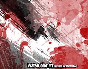 WaterColor Brushes Pack Photoshop brush