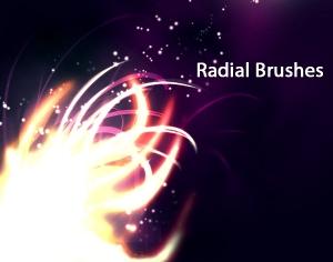 Radial Brushes Photoshop brush